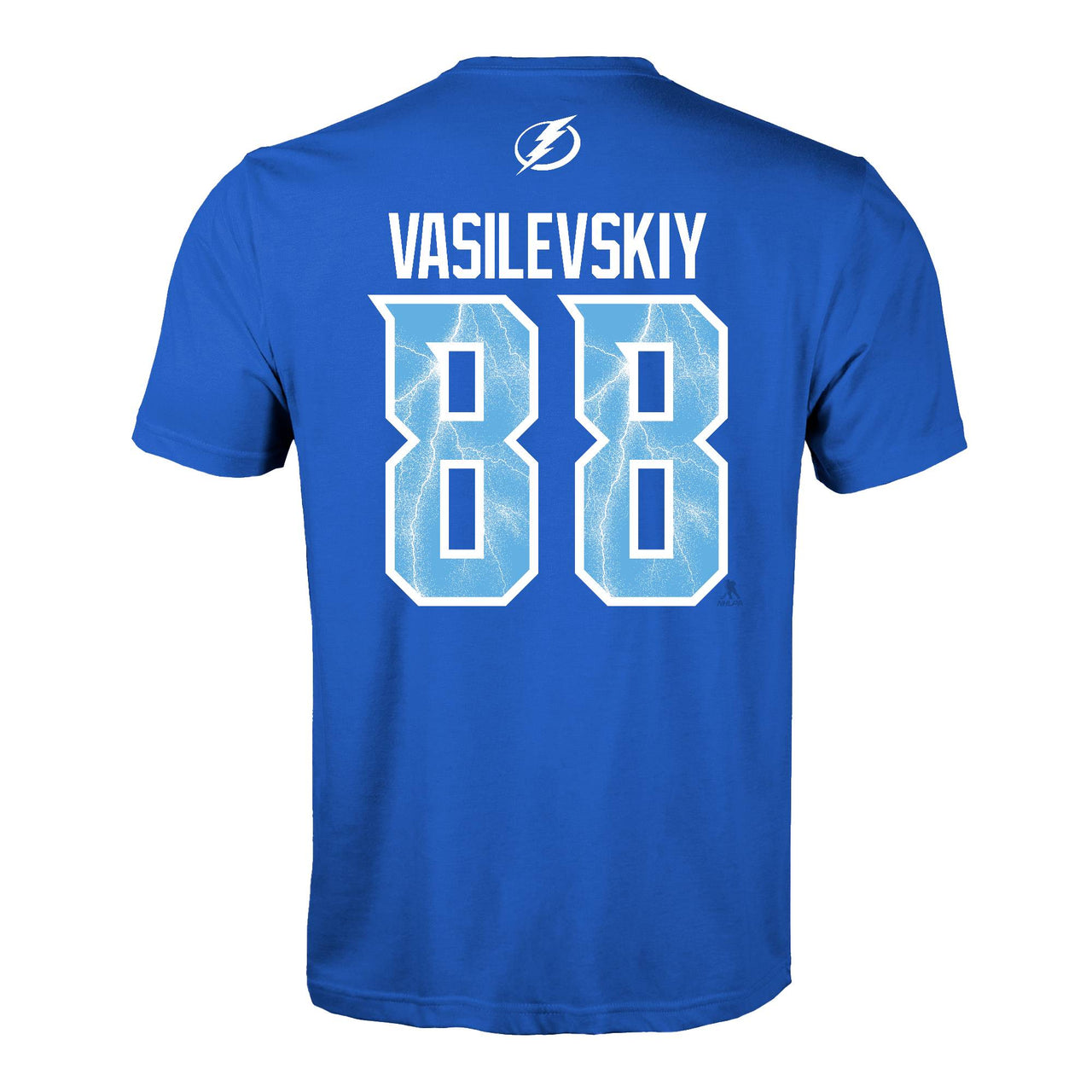 Tampa Bay Lightning 2026 Stadium Series Andrei Vasilevskiy Blue Name & Number Tee