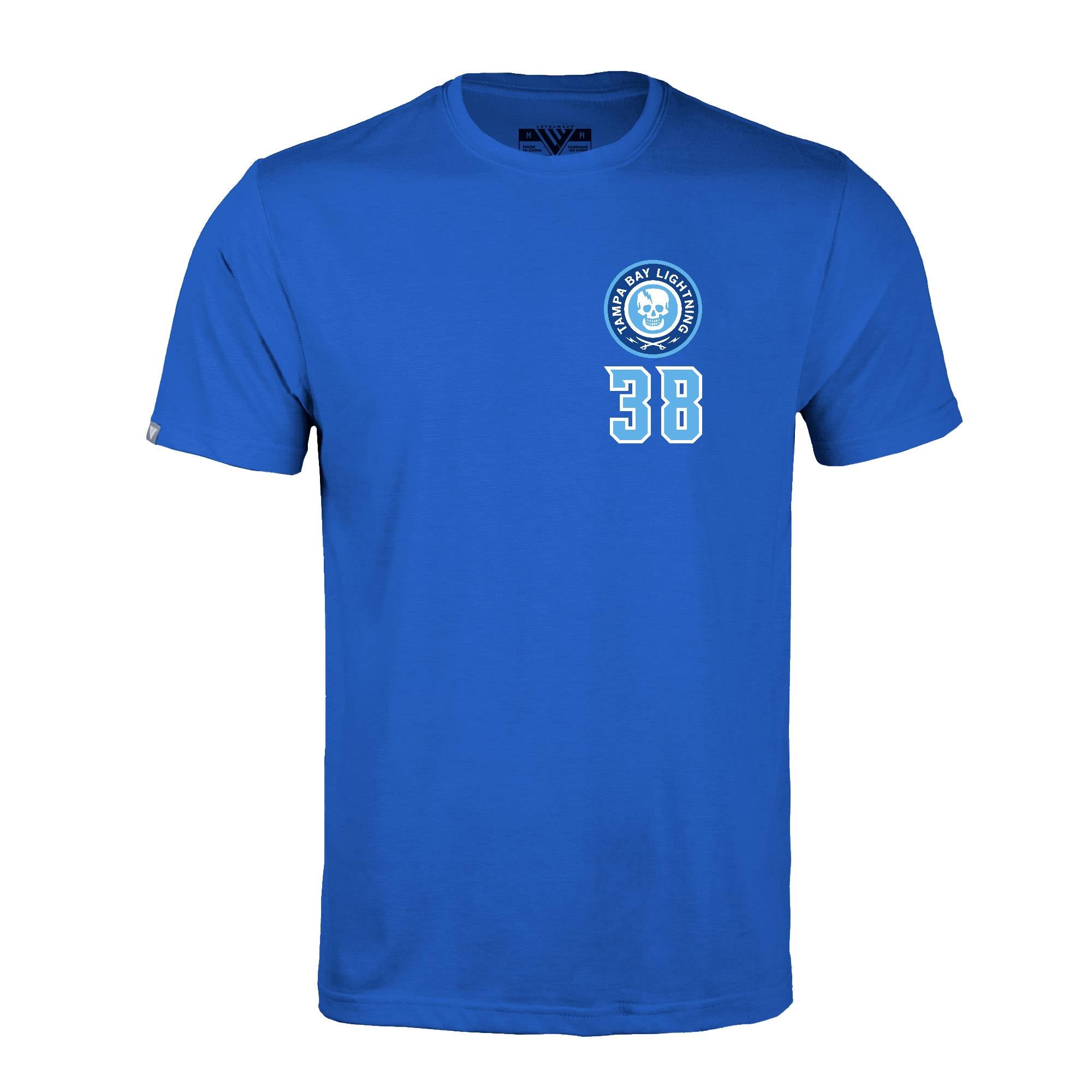 Tampa Bay Lightning 2026 Stadium Series Hagel Blue Name & Number Tee