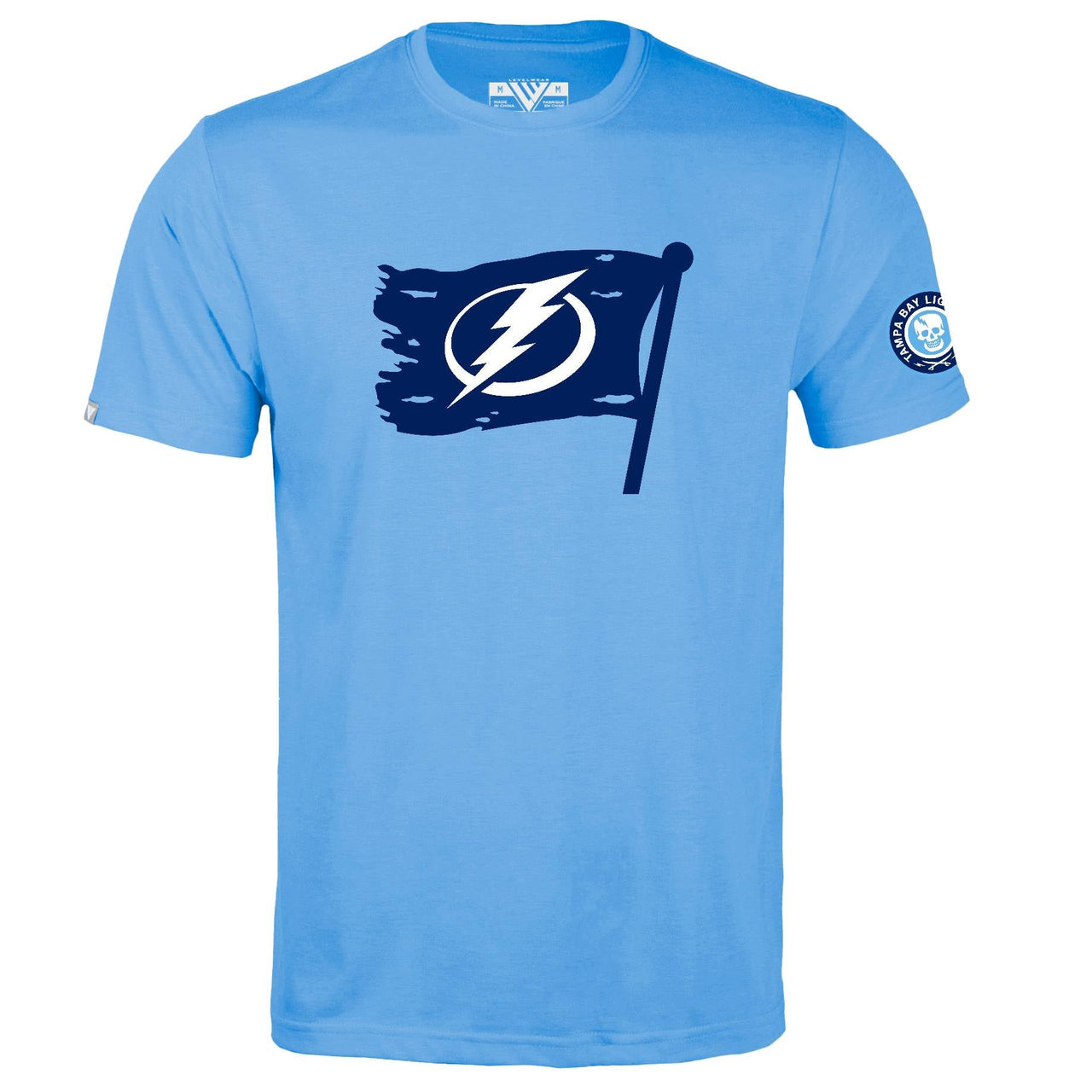 Men's Tampa Bay Lighting 2026 NHL Stadium Series Sky Blue Richmond Flag Tee