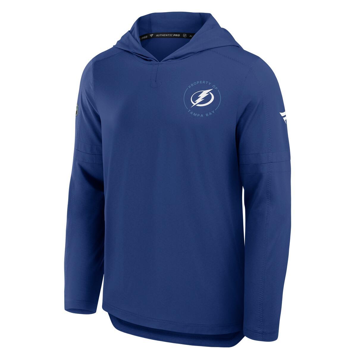 Men's Tampa Bay Lightning 2026-27 Fanatics Authentic Pro Long Sleeve Hoodie (SHIPS 10/12)