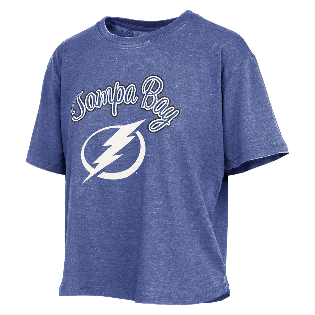 Women's Tampa Bay Lightning Pressbox Vintage Waist Length Tee