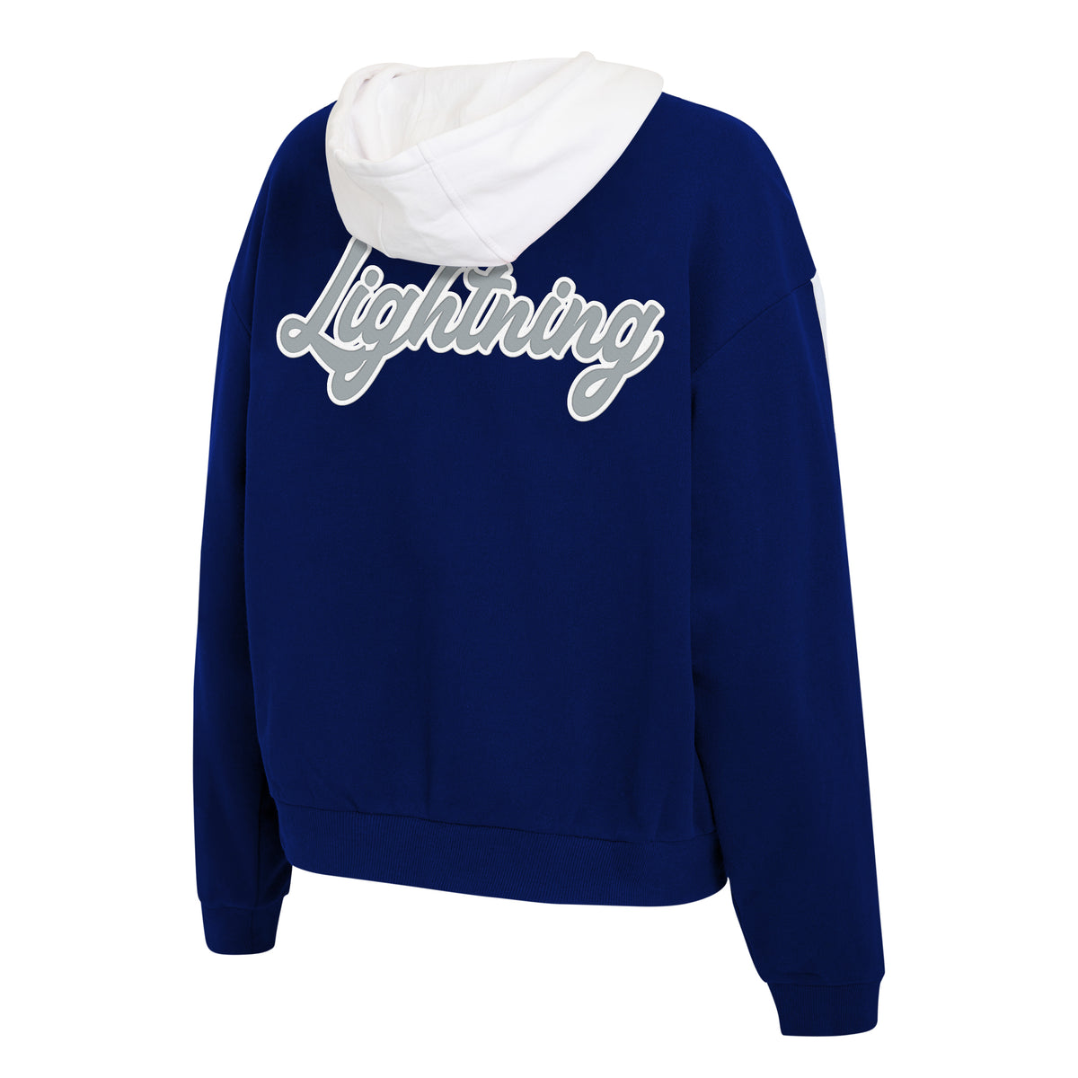 Women's Tampa Bay Lightning WEAR by Erin Andrews Color Blocked Full Zip Hoodie