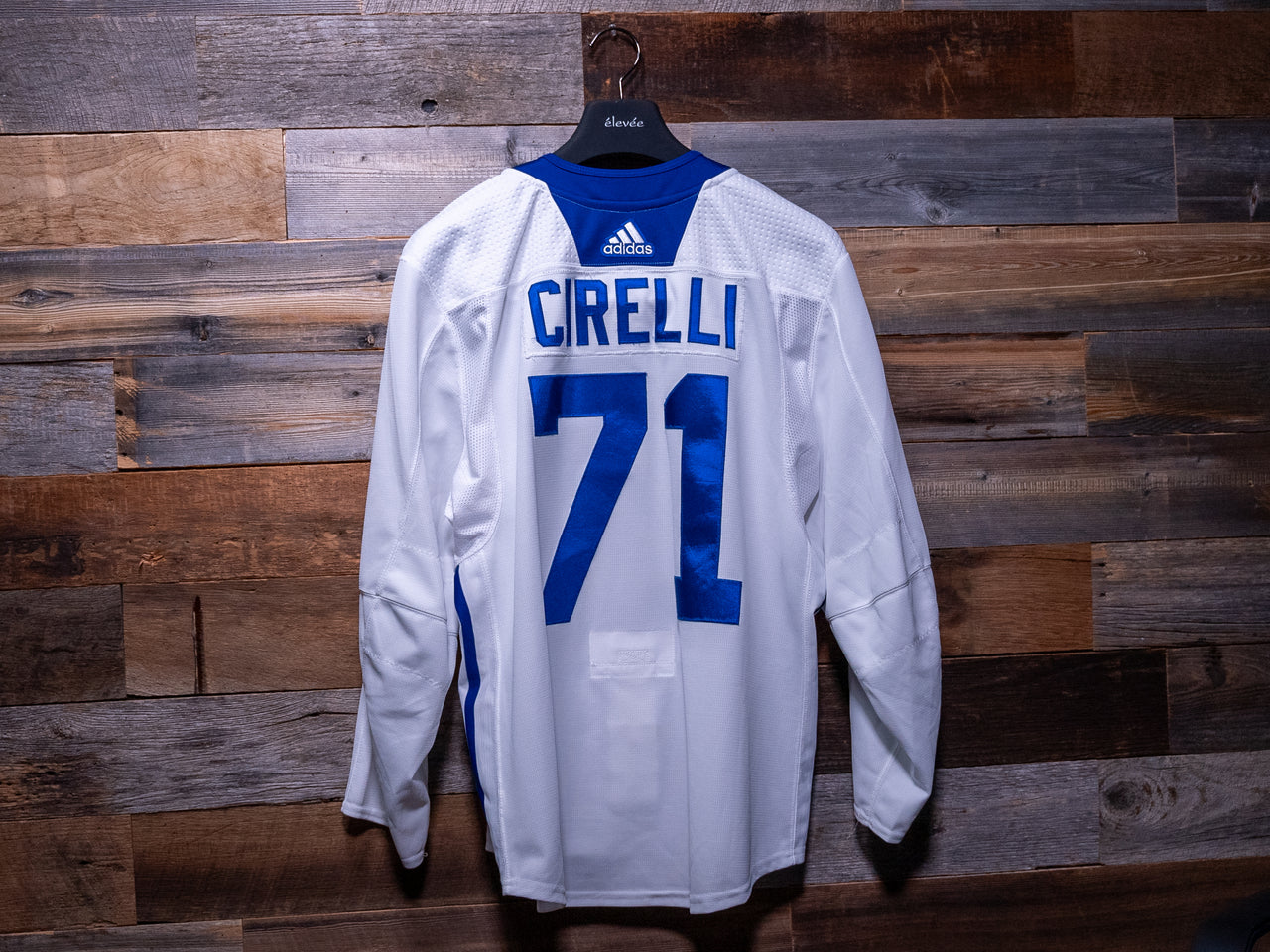 Anthony Cirelli WHITE adidas Tampa Bay Lightning Training Camp-Worn Jersey