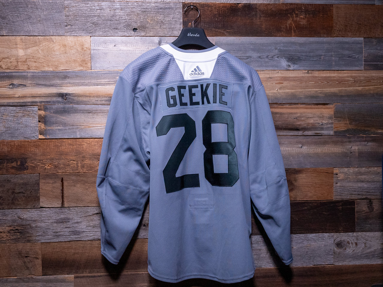 Connor Geekie GREY adidas Tampa Bay Lightning Rookie Camp-Worn Jersey