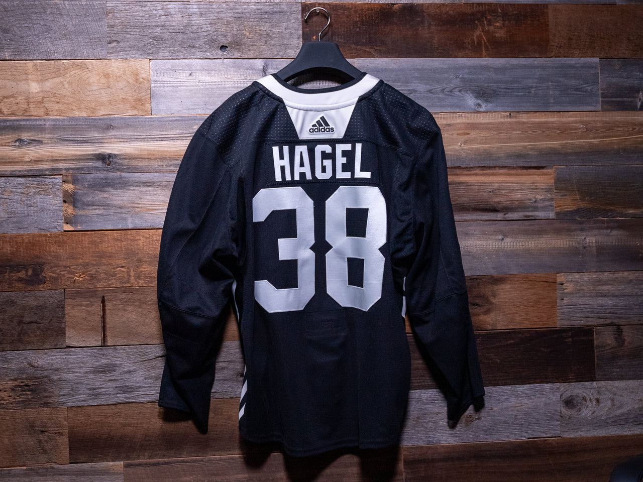 Brandon Hagel BLACK adidas Tampa Bay Lightning Training Camp-Worn Jersey