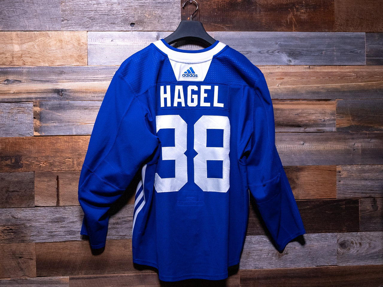 Brandon Hagel BLUE adidas Tampa Bay Lightning Training Camp-Worn Jersey