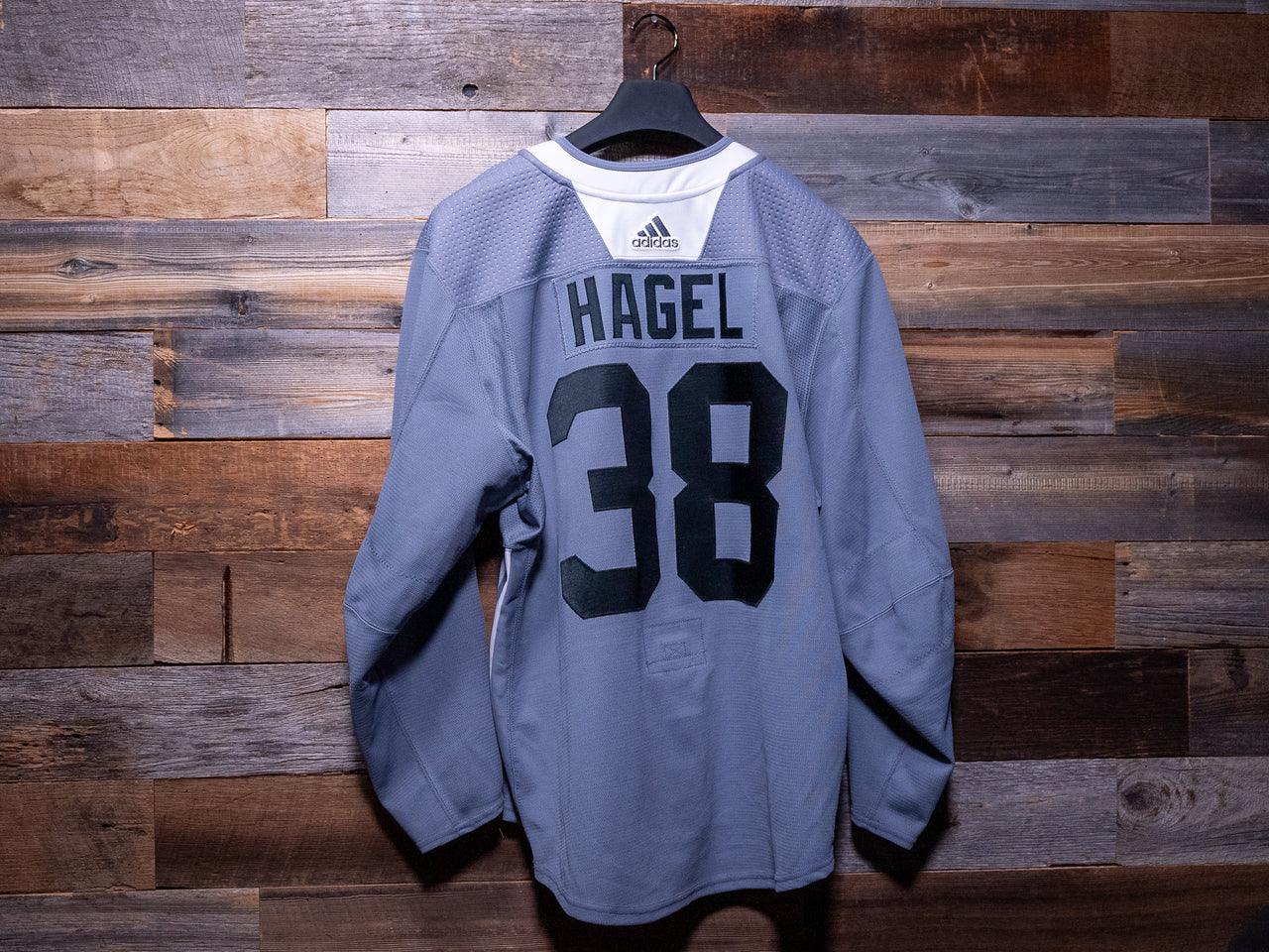 Brandon Hagel GREY adidas Tampa Bay Lightning Training Camp-Worn Jersey