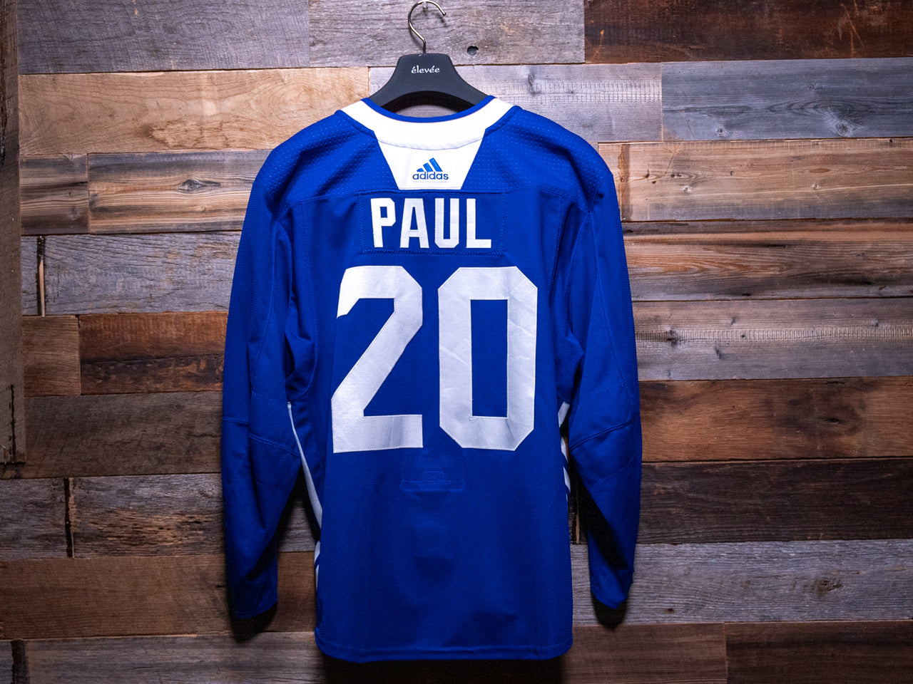 Nick Paul BLUE adidas Tampa Bay Lightning Training Camp-Worn Jersey