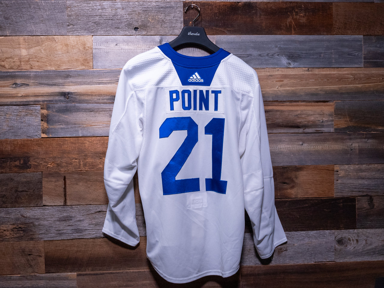 Brayden Point WHITE adidas Tampa Bay Lightning Training Camp-Worn Jersey