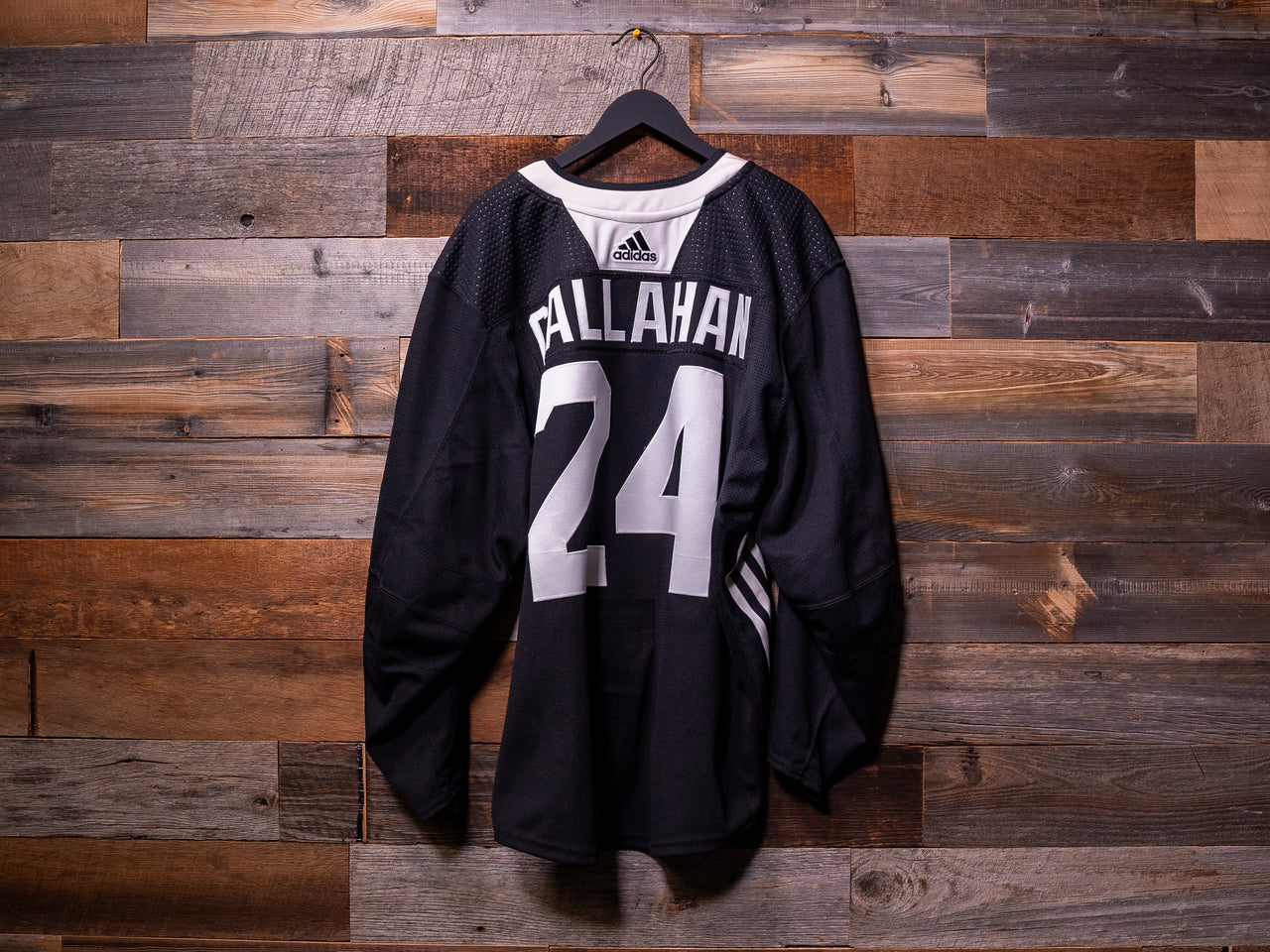 Ryan Callahan BLACK adidas Tampa Bay Lightning Training Camp-Issued Jersey