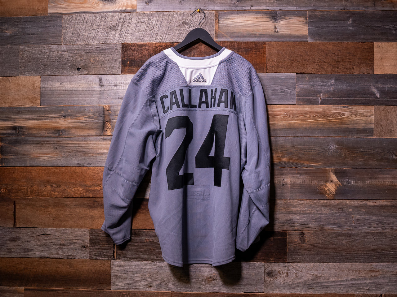 Ryan Callahan GREY adidas Tampa Bay Lightning Training Camp-Issued Jersey