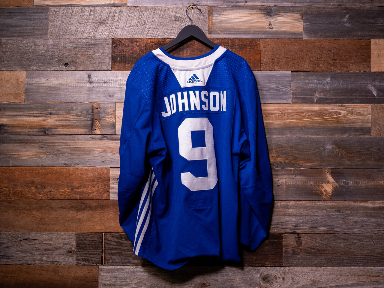 Tyler Johnson BLUE adidas Tampa Bay Lightning Training Camp-Worn Jersey