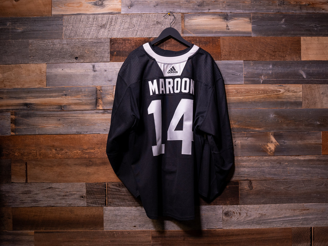 Pat Maroon BLACK adidas Tampa Bay Lightning Training Camp-Worn Jersey