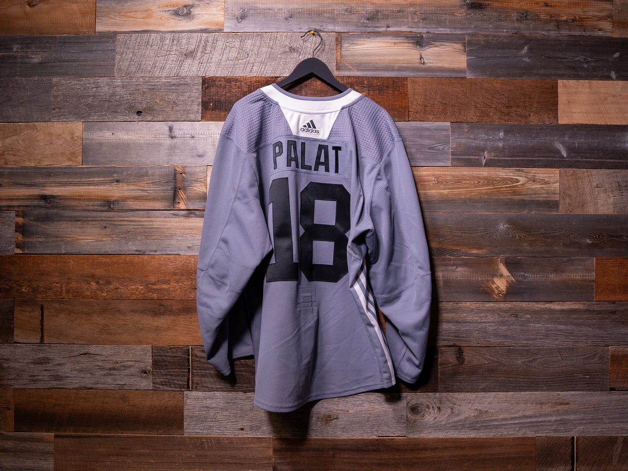 Ondrej Palat GREY adidas Tampa Bay Lightning Training Camp-Issued Jersey