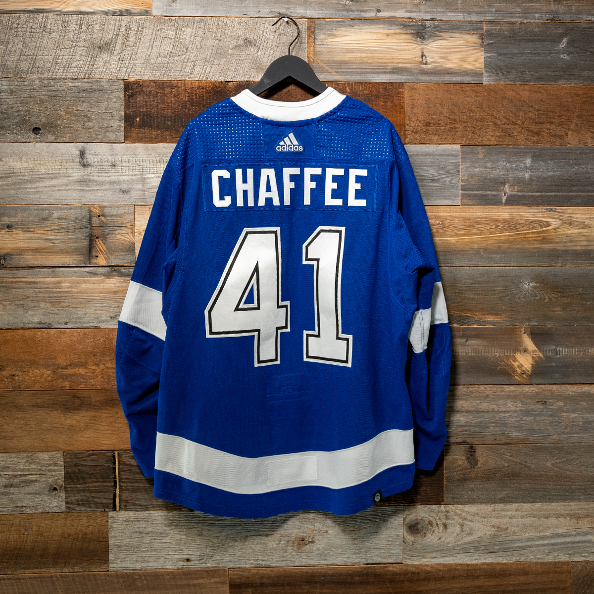 #41 CHAFFEE 2023-24 Game-Worn Lightning Home Jersey (Size 56) Set 3