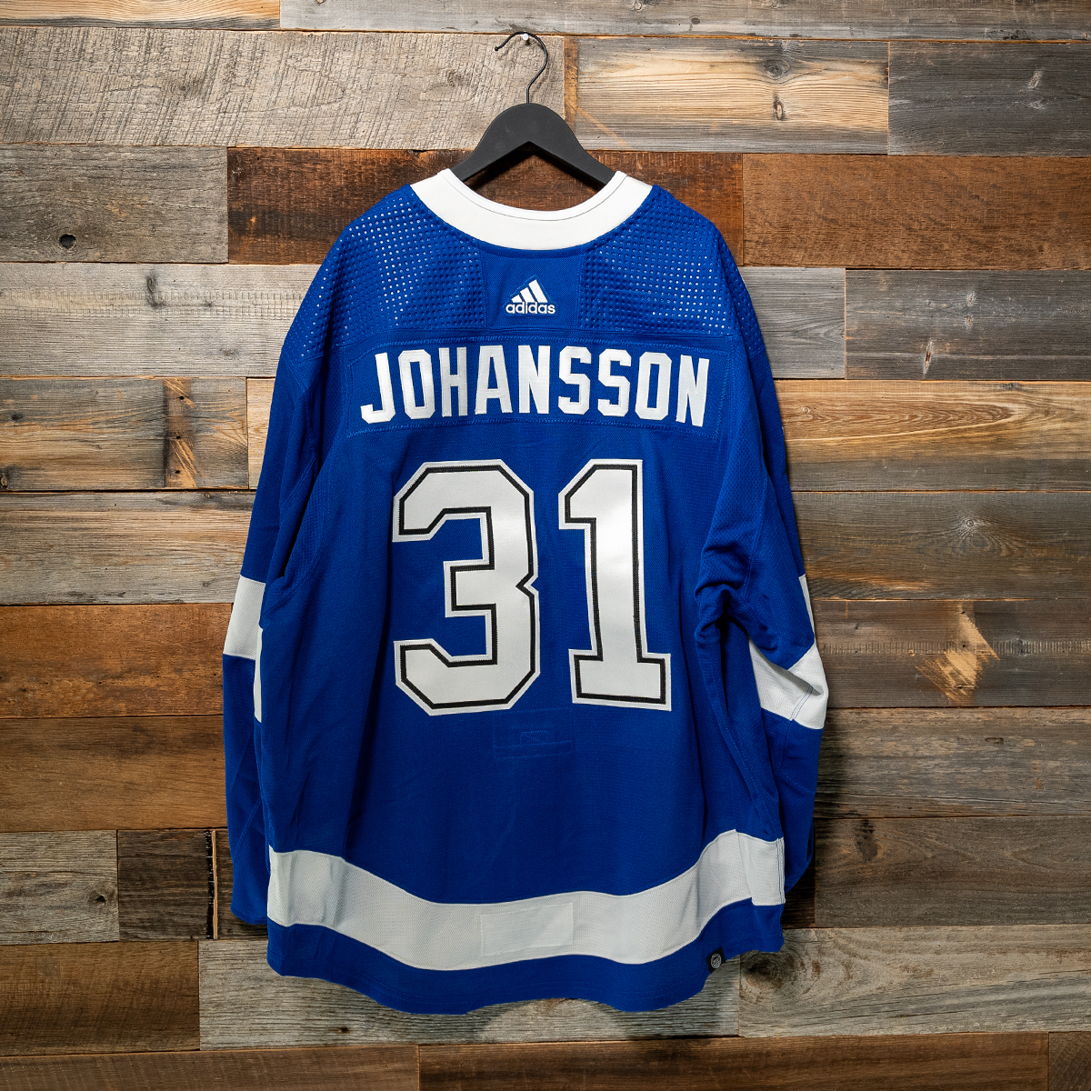 #31 JOHANSSON 2023-24 Game-Issued Lightning Home Jersey (Size 60G) Set 3