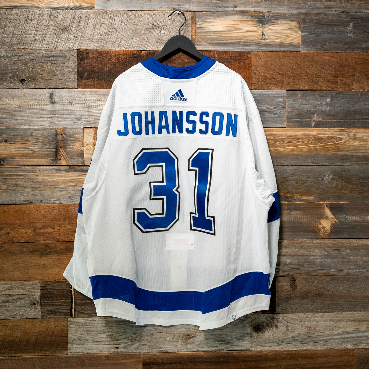 #31 JOHANSSON 2023-24 Game-Worn Lightning Away Jersey (Size 60G) Set 3