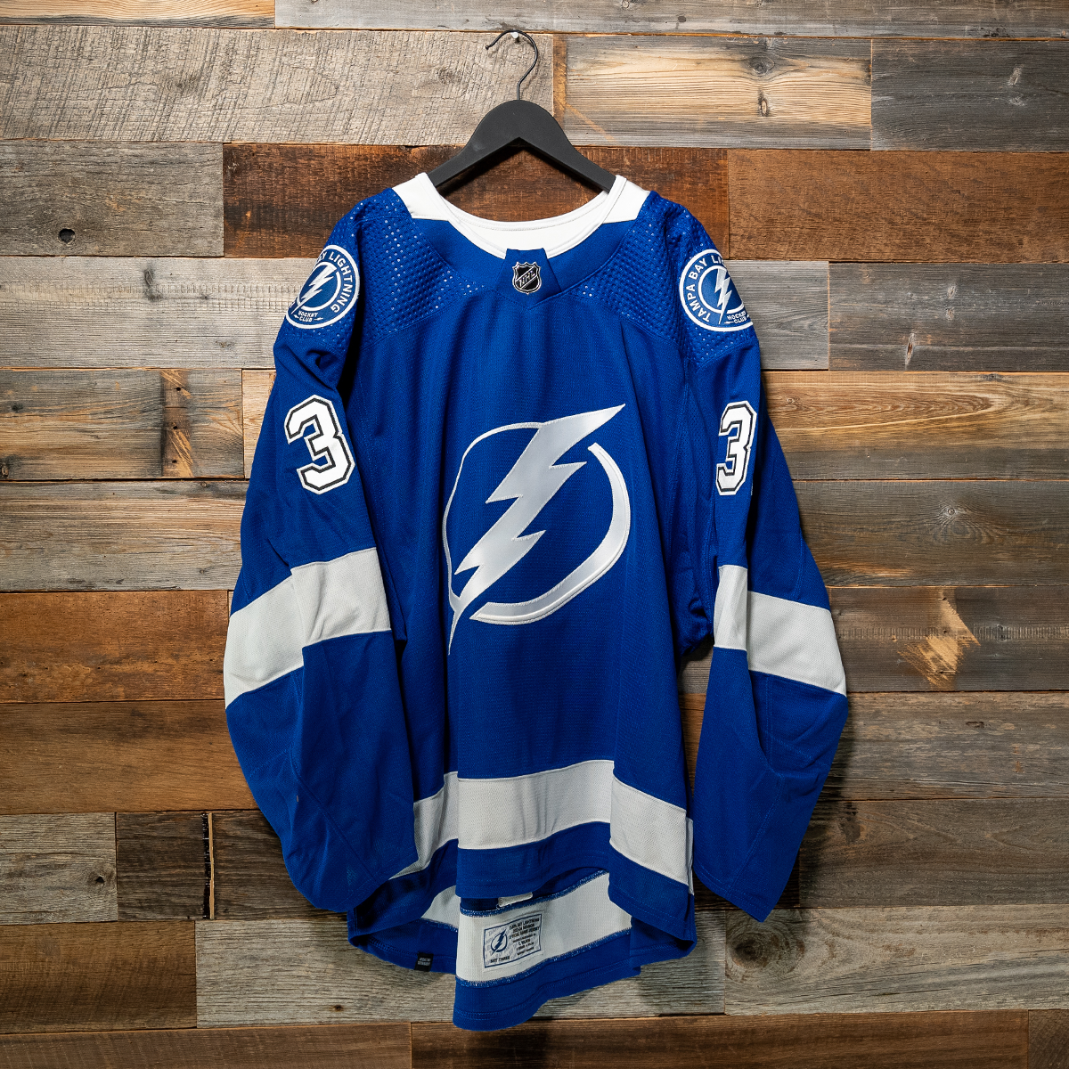 #31 JOHANSSON 2023-24 Game-Issued Lightning Home Jersey (Size 60G) Set 3