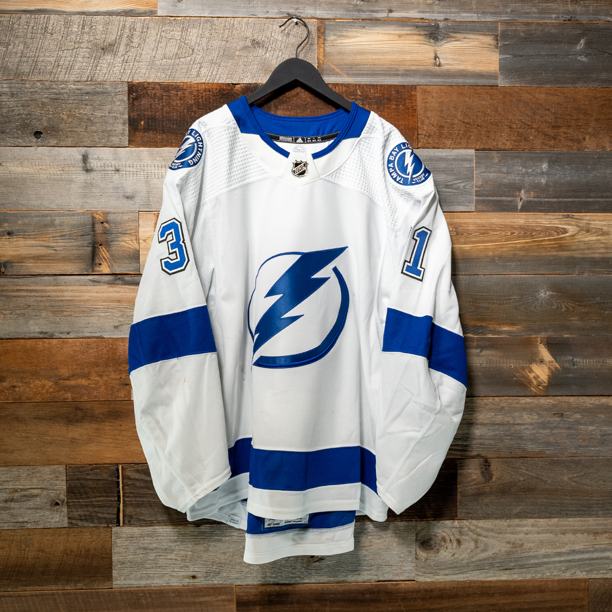 #31 JOHANSSON 2023-24 Game-Worn Lightning Away Jersey (Size 60G) Set 3