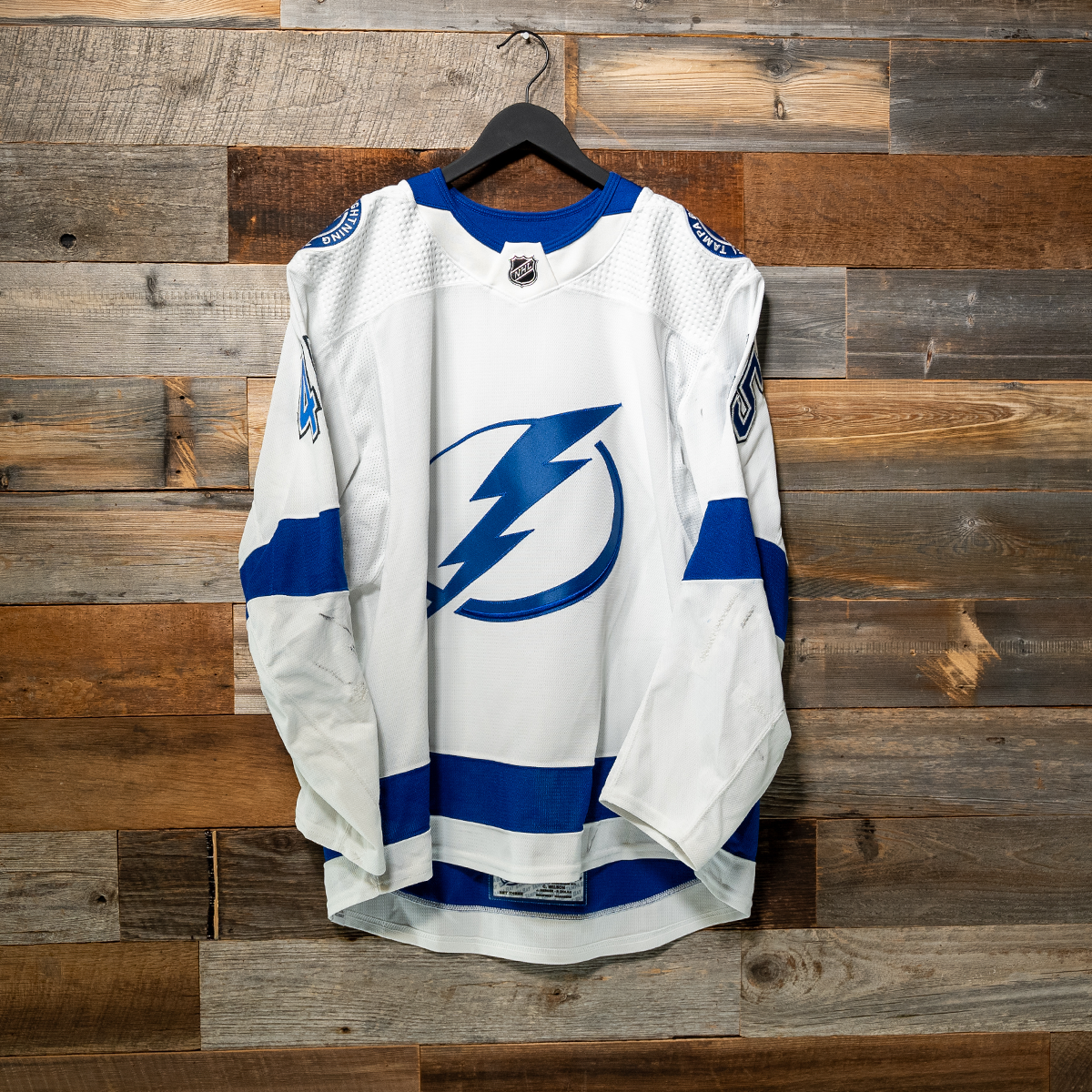 #45 KOEPKE 2023-24 Game-Worn Lightning Away Jersey (Size 56) Set 3