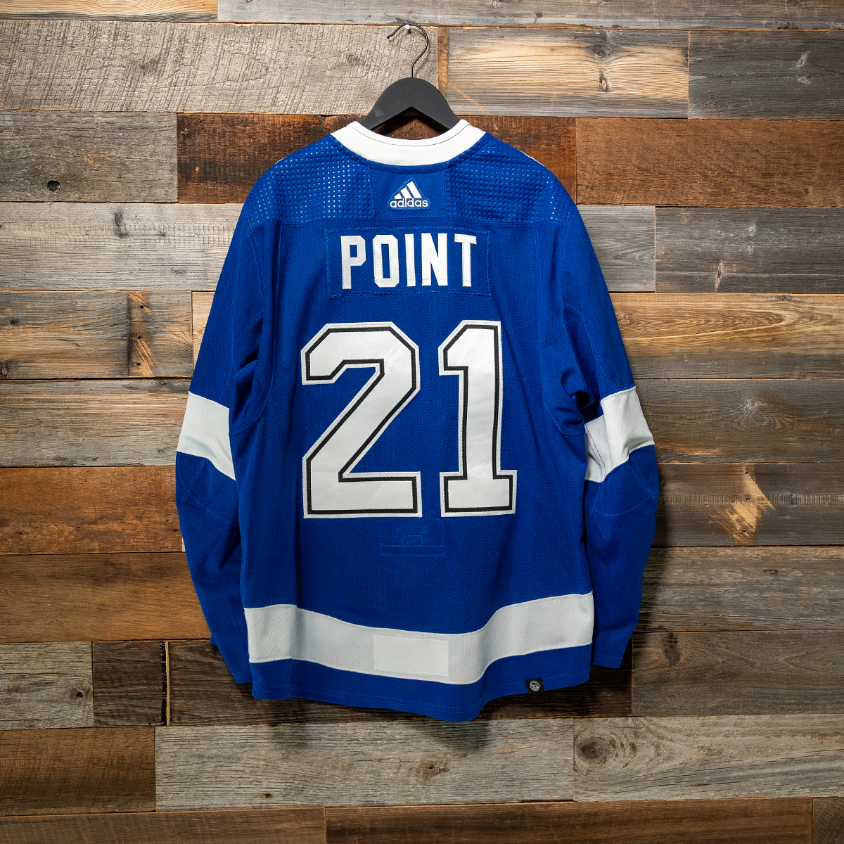 #21 POINT 2023-24 Game-Worn Lightning Home Jersey (Size 54) Set 3