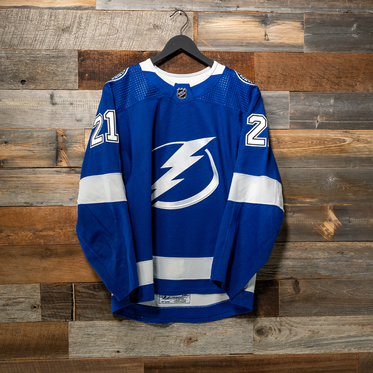 #21 POINT 2023-24 Game-Worn Lightning Home Jersey (Size 54) Set 3