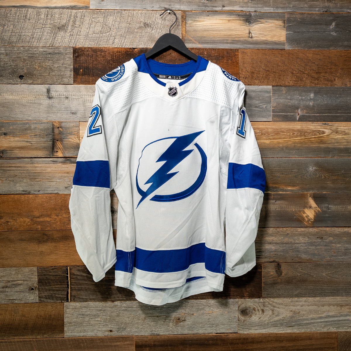 #21 POINT 2023-24 Game-Worn Lightning Away Jersey (Size 54) Set 3