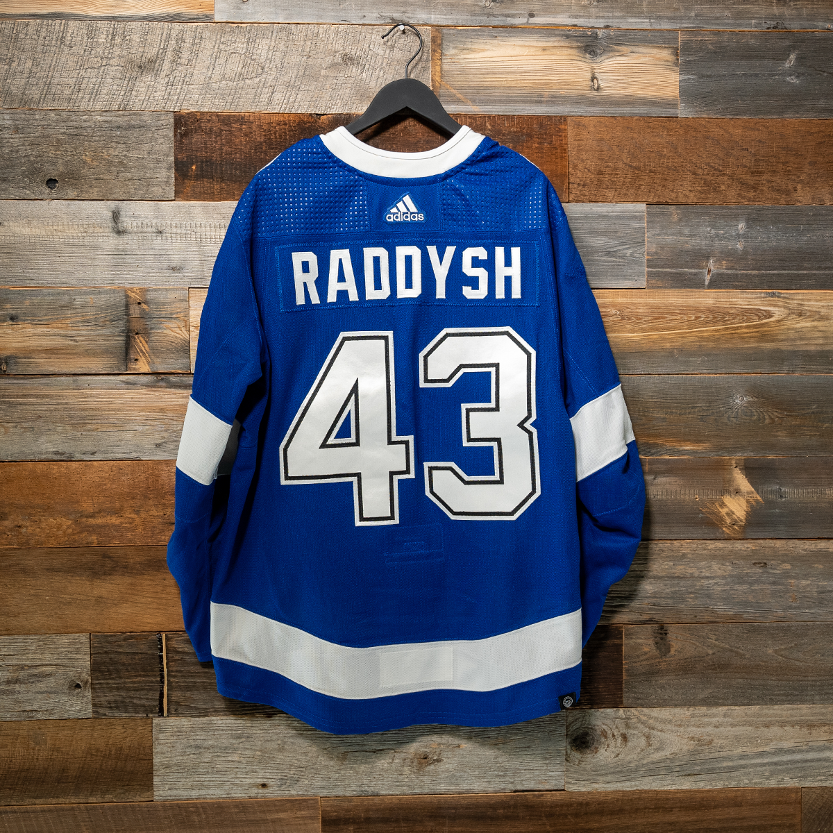 #43 RADDYSH 2023-24 Game-Worn Lightning Home Jersey (Size 56) Set 3