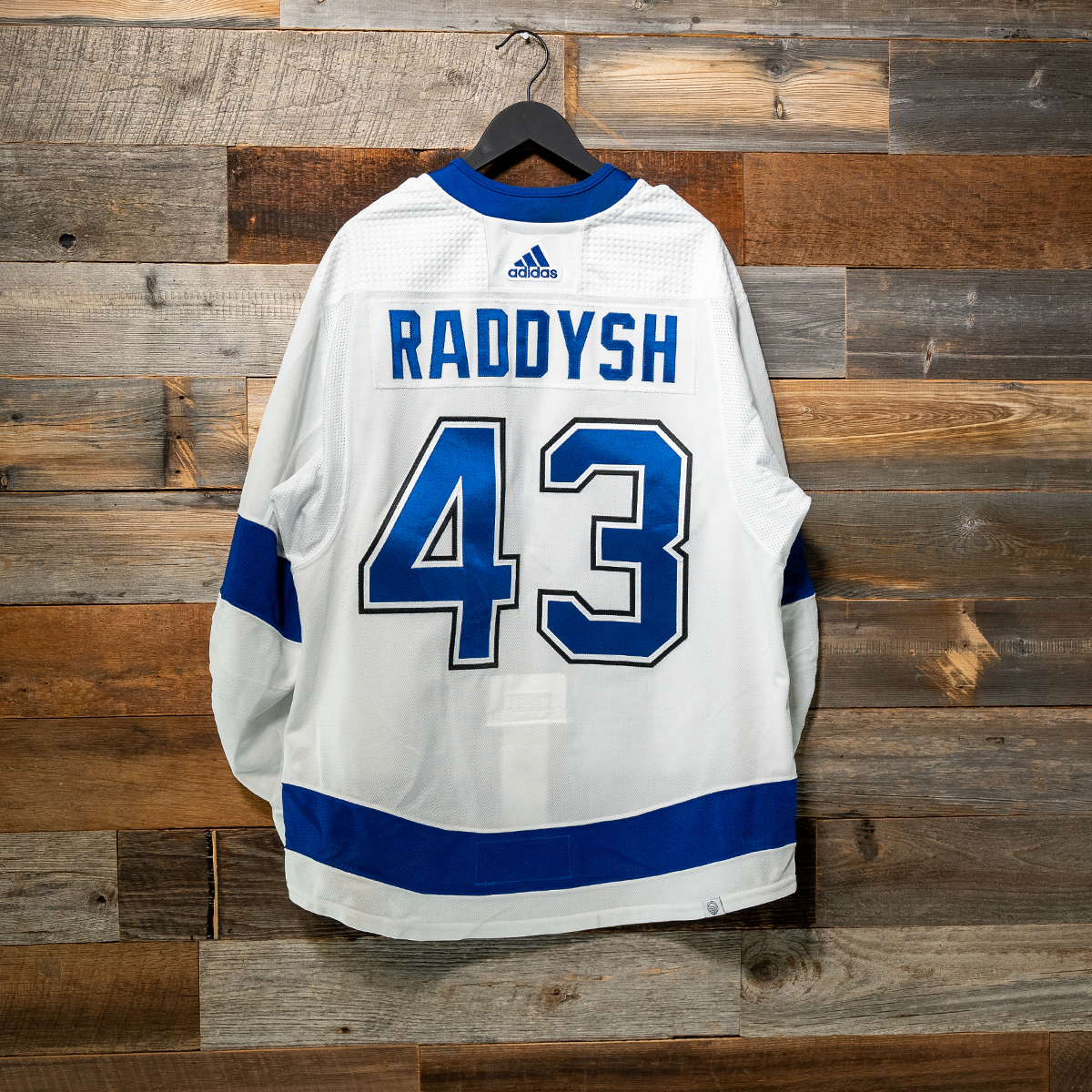 #43 RADDYSH 2023-24 Game-Worn Lightning Away Jersey (Size 56) Set 3