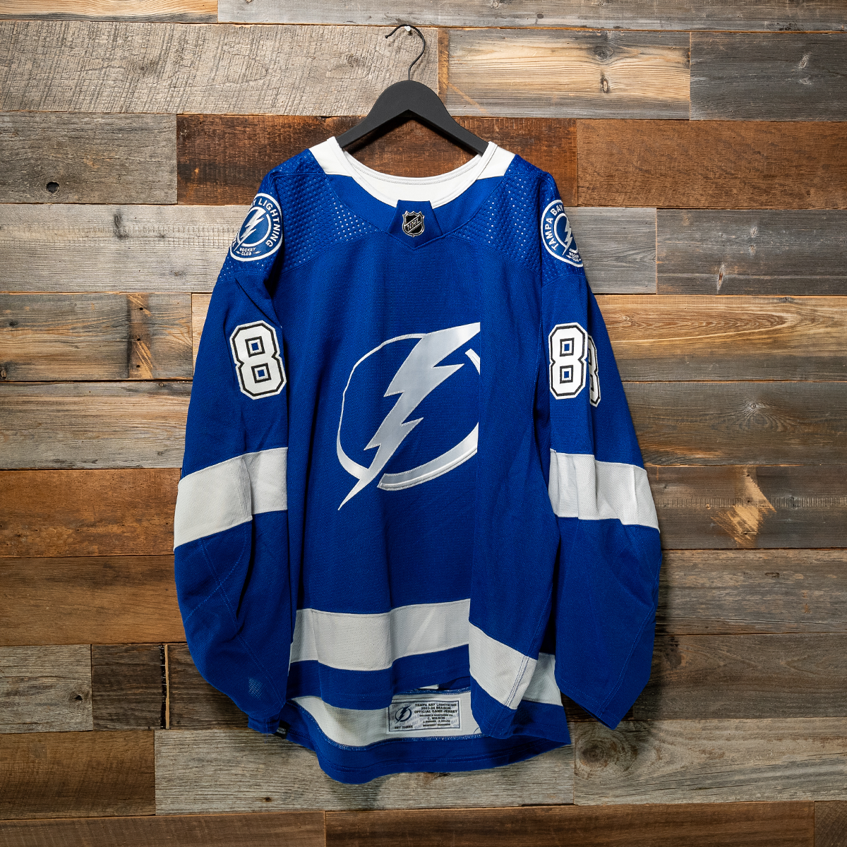 #88 VASILEVSKIY 2023-24 Game-Worn Lightning Home Jersey (Size 60G) Set 3A