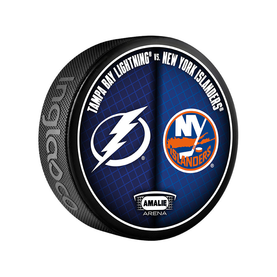 Tampa Bay Lightning 2024-25 Limited Edition Match-up Puck vs New York Islanders