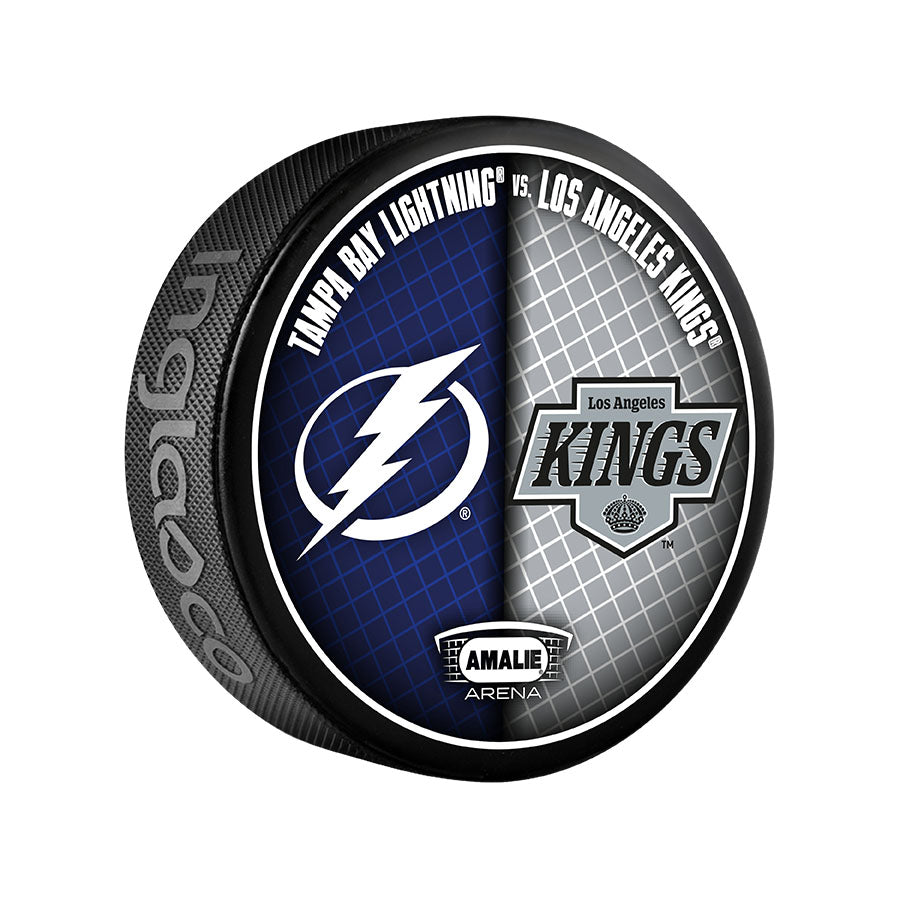 Tampa Bay Lightning 2024-25 Limited Edition Match-up Puck vs Los Angeles Kings