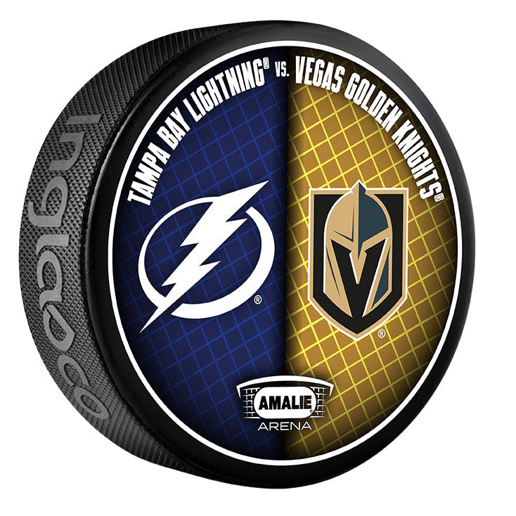 Tampa Bay Lightning 2024-25 Limited Edition Match Up Puck vs Vegas