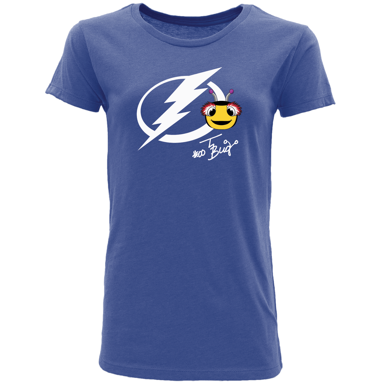 Women's Tampa Bay Lightning Blue 84 ThunderBug Dual-Blend Royal Tee