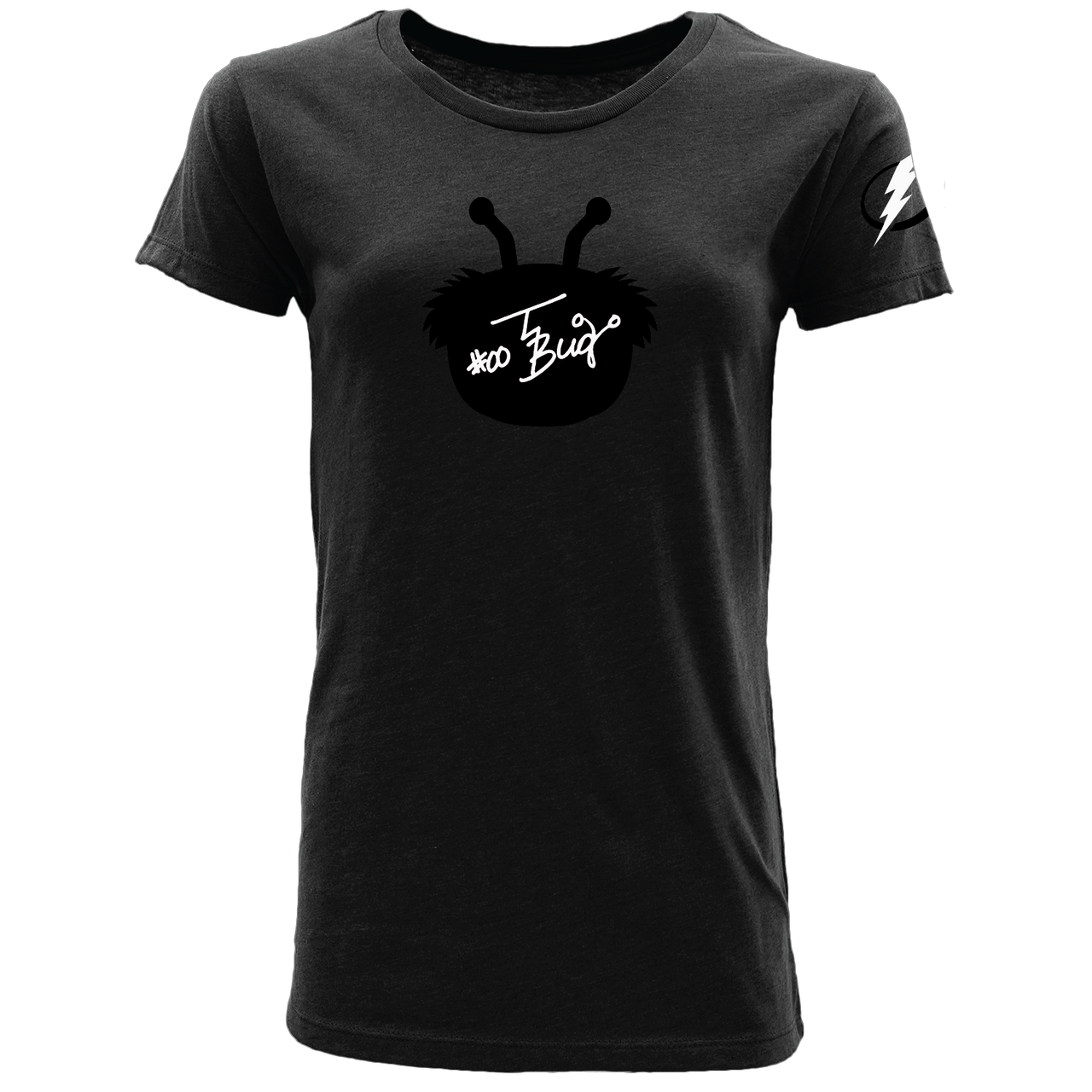 Women's Tampa Bay Lightning Blue 84 ThunderBug Tonal Black Dual-Blend Tee