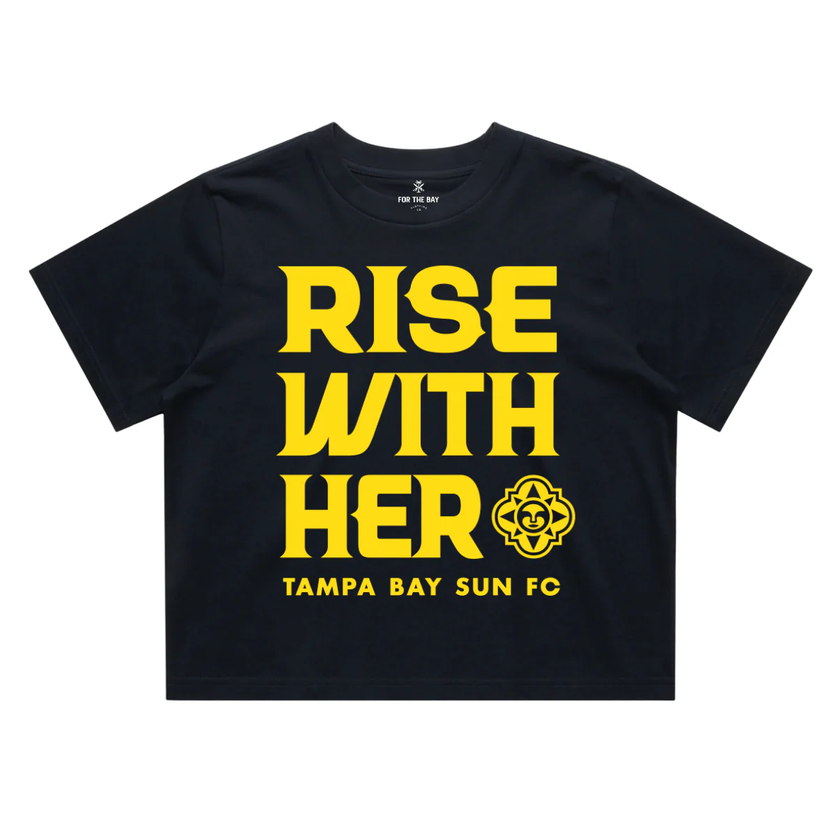 Women's Tampa Bay Sun FC For The Bay Rise With Her Crop Tee