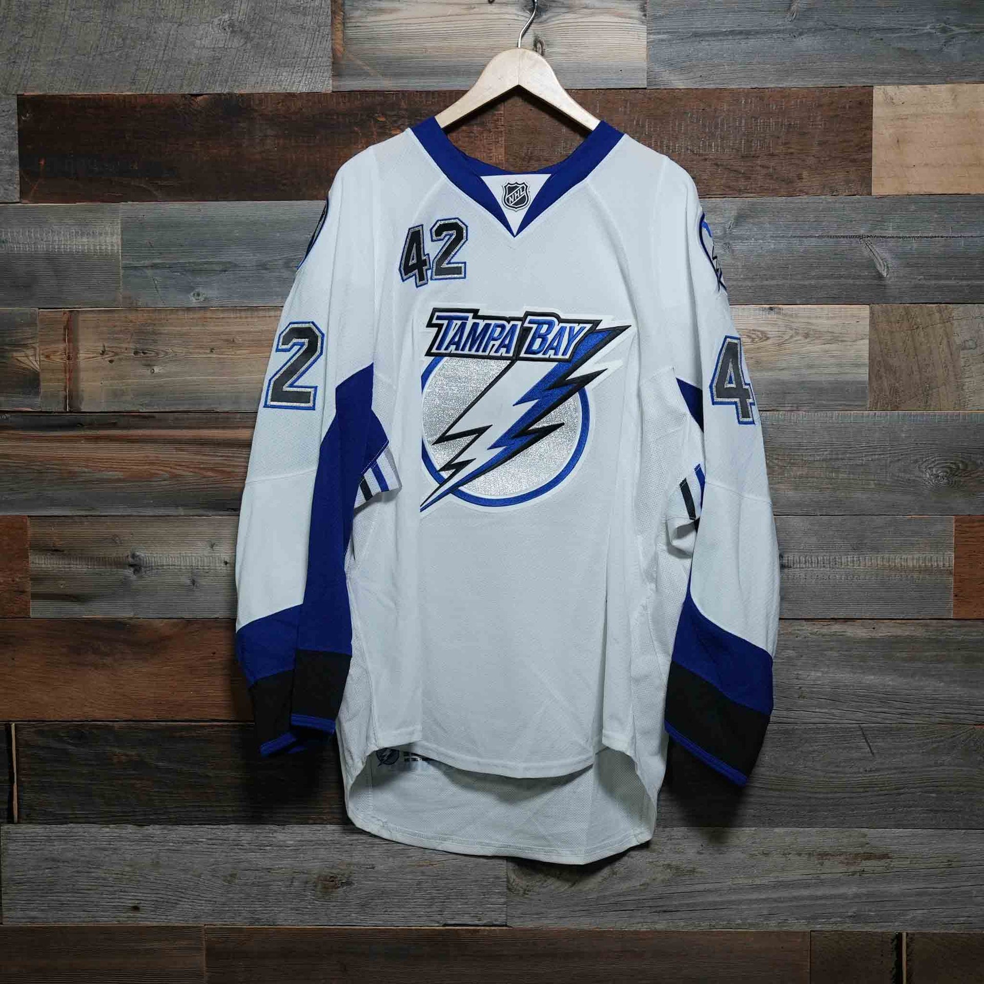 Tampa Bay Lightning Hockey JERSEY WHITE Men's NHL Adidas