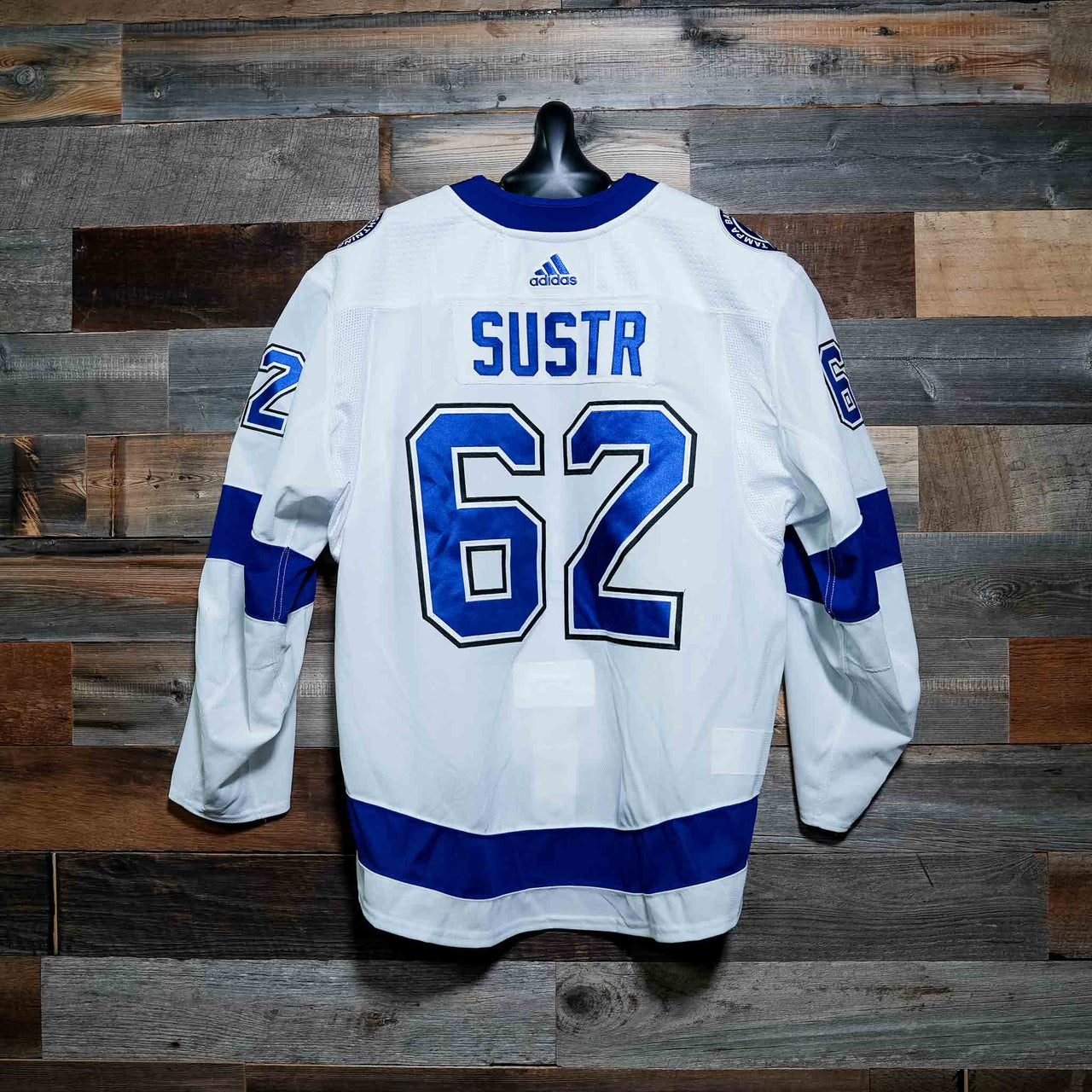 #62 SUSTR 2018 Lecavalier Patch Game-Worn Lightning Away Jersey (Size 58+)