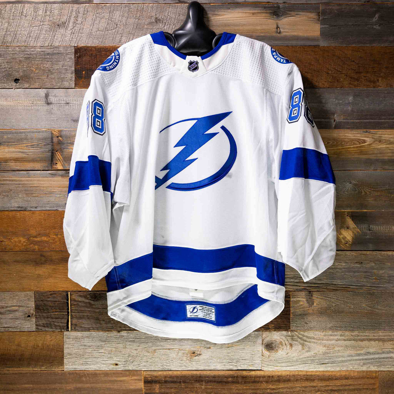 88 VASILEVSKIY 2021-22 Game-Worn Lightning Home Jersey (Size 60G) Set