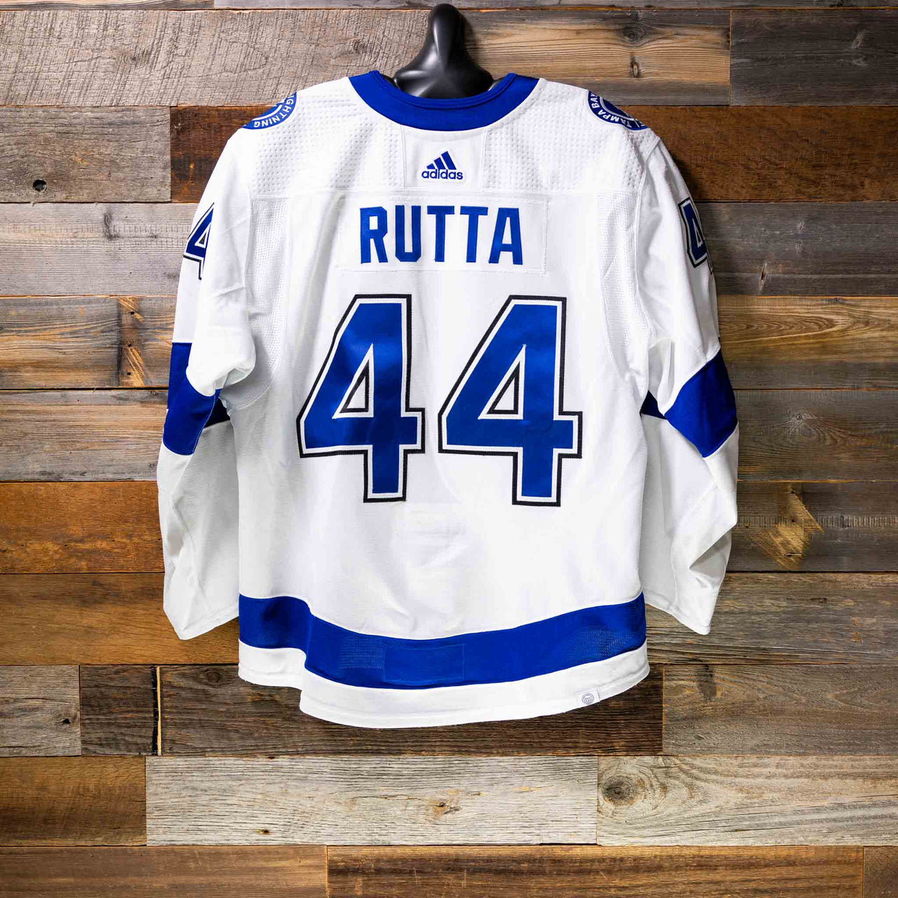 #44 RUTTA 2021-22 Game-Worn Lightning Away Jersey (Size 58) Set 3
