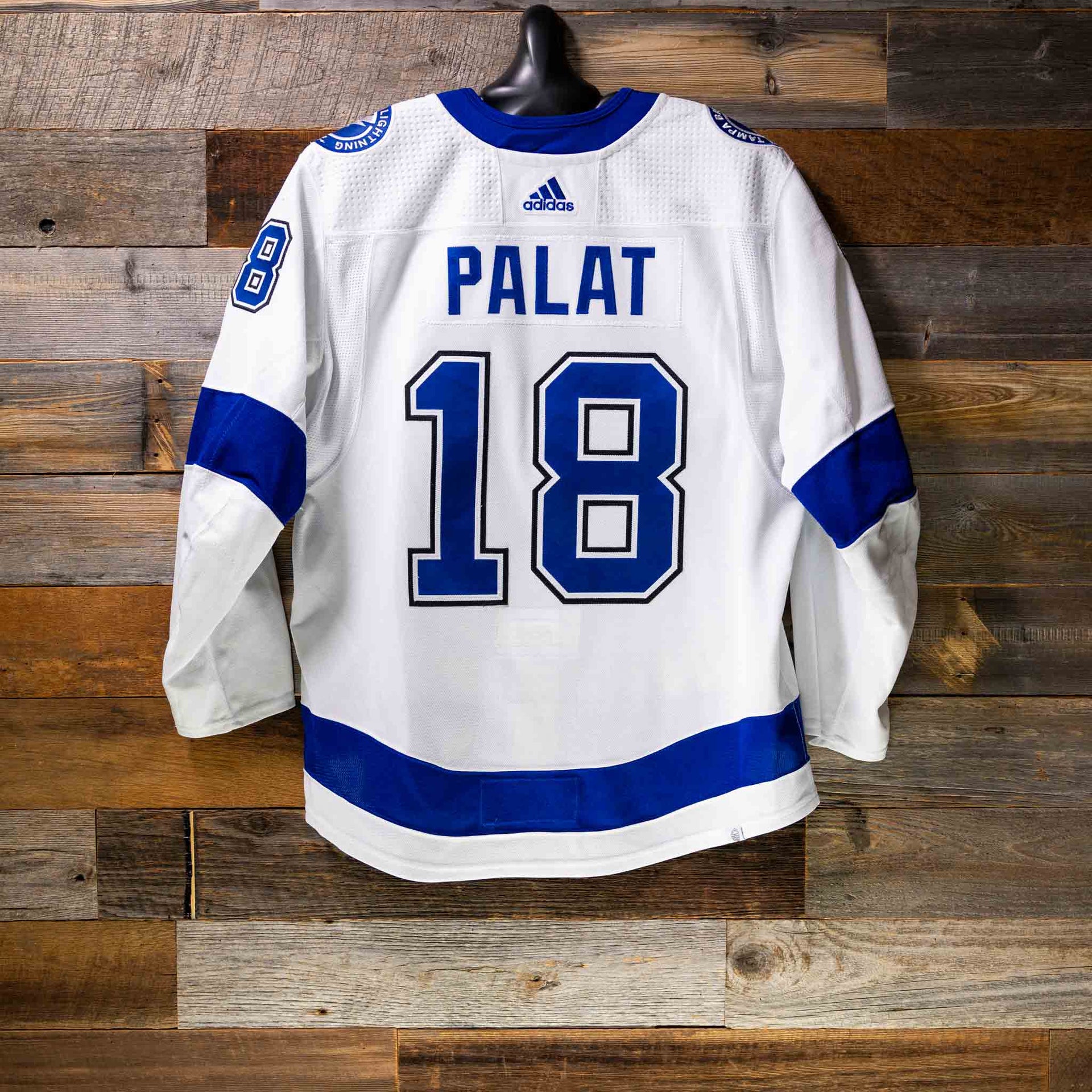 18 PALAT 2021-22 Game-Worn Lightning Alternate Jersey (Size 56)