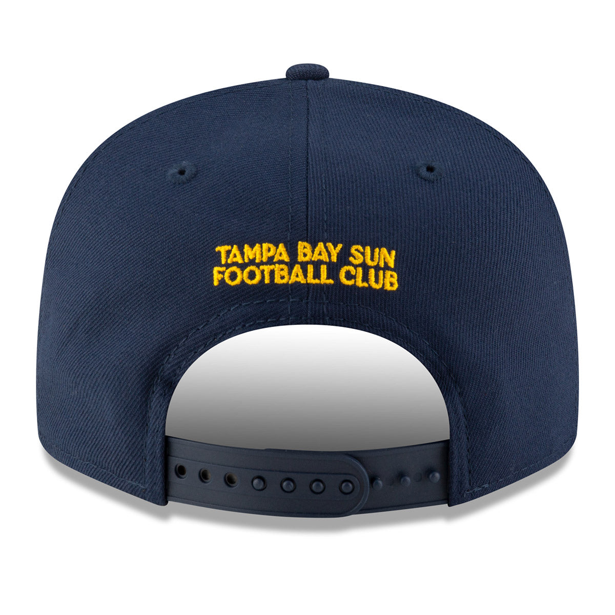 Tampa Bay Sun FC New Era 9Fifty Adjustable Navy Snapback Hat with Yellow Under Visor