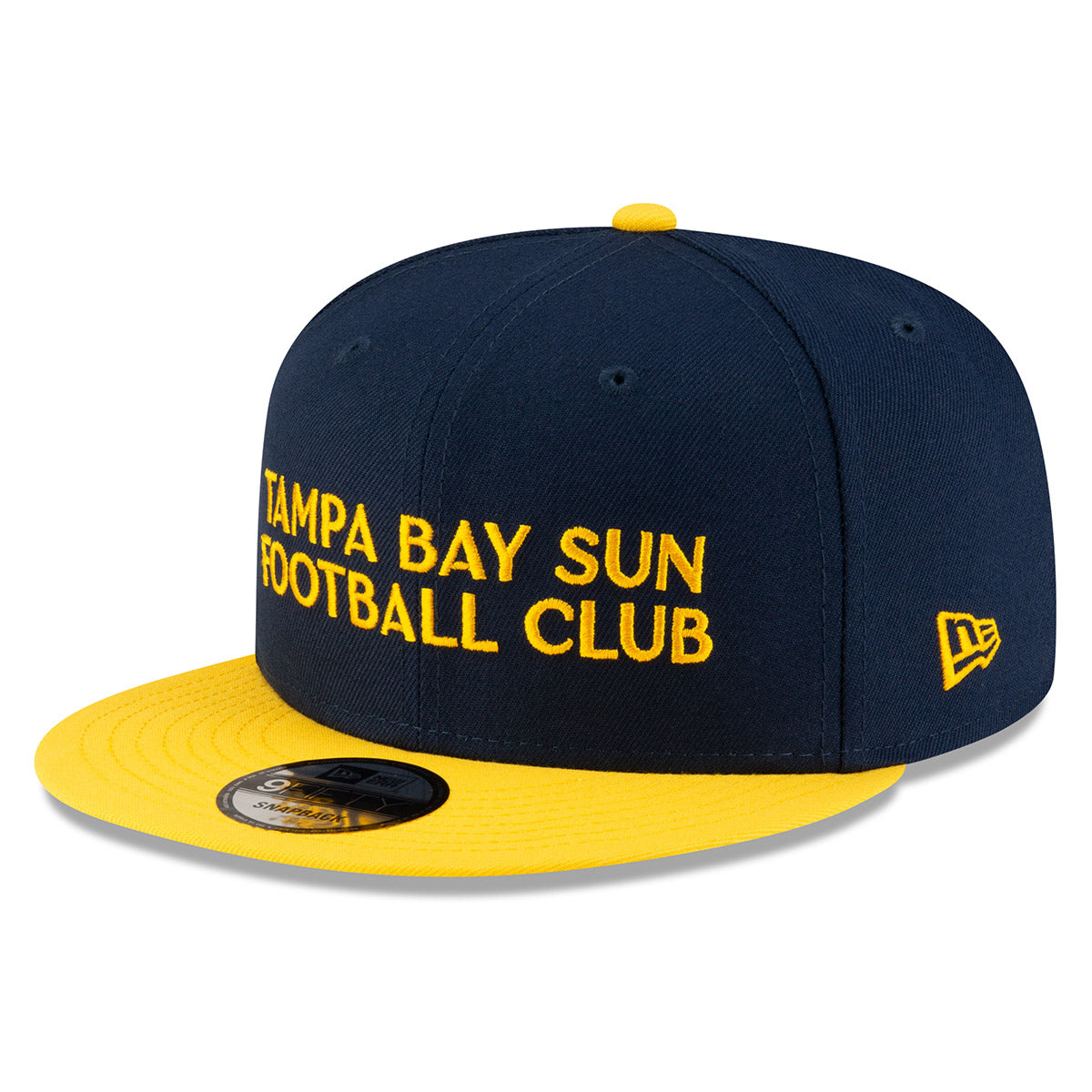 Tampa Bay Sun FC New Era 9Fifty Adjustable Two-Tone Wordmark Hat