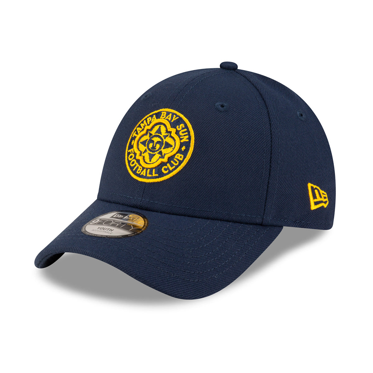 Youth Tampa Bay Sun FC New Era 9Forty Adjustable Navy Hat