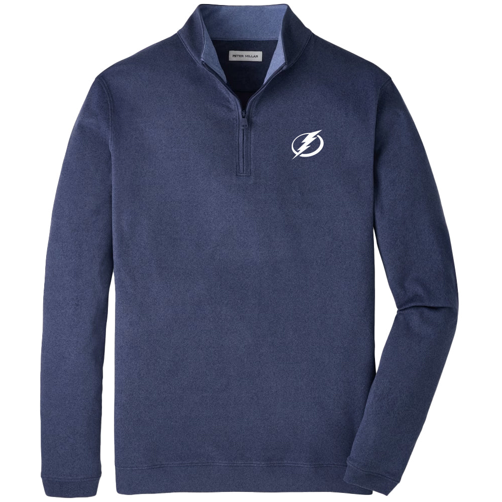 Men's Tampa Bay Lightning Peter Millar Ardent Air Navy 1/4 Zip
