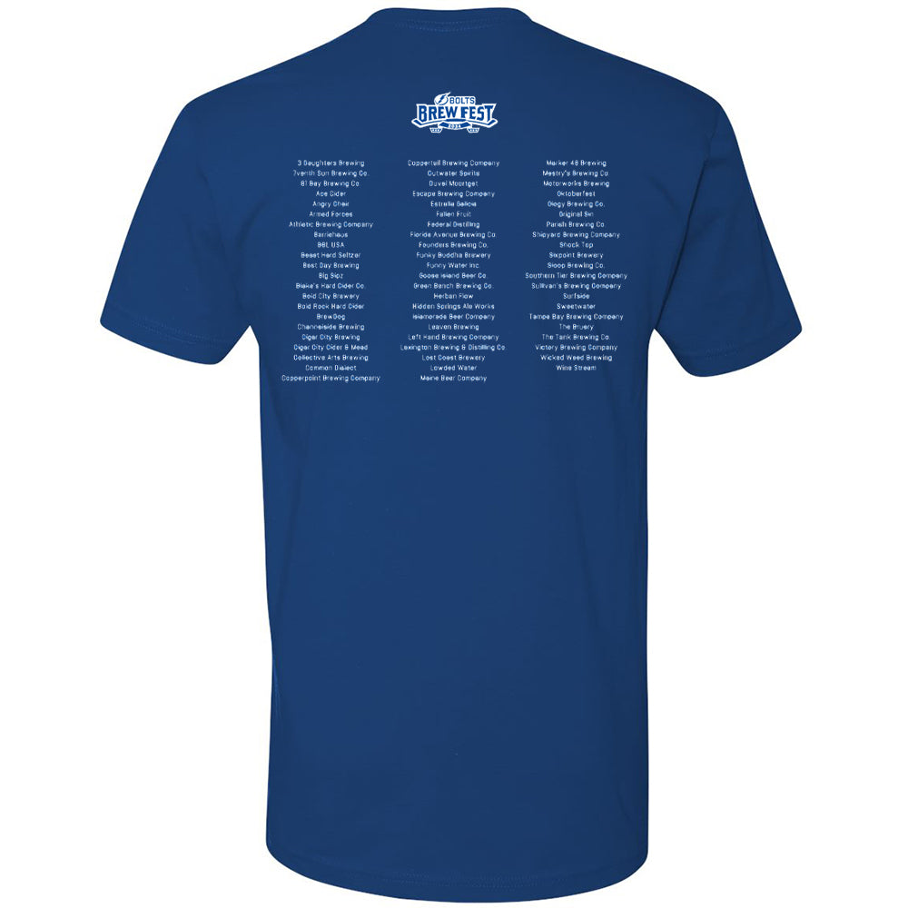 Tampa Bay Lightning 2024 Brewfest Tee (M ONLY)