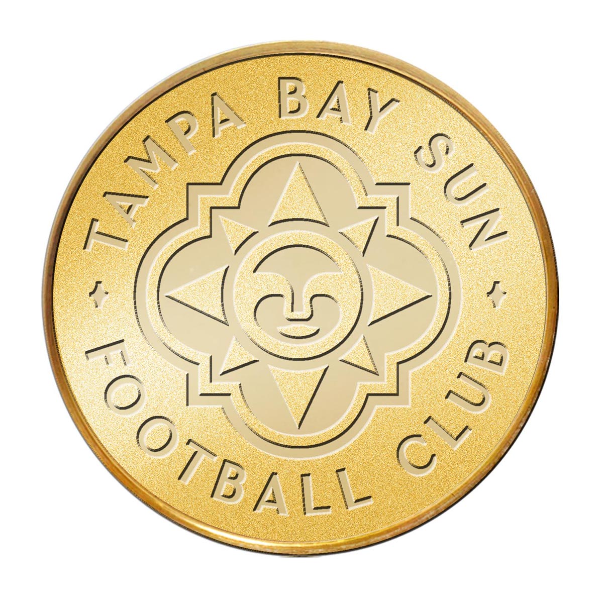 Tampa Bay Sun FC Highland Mint Limited Edition Double-sided Collector Coin