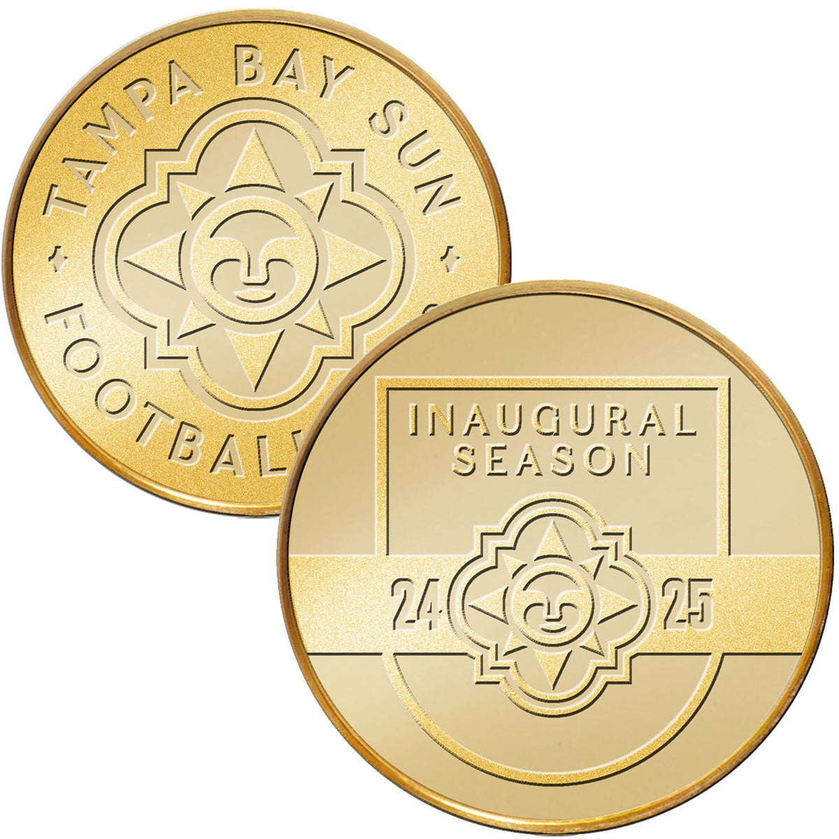 Tampa Bay Sun FC Highland Mint Limited Edition Double-sided Collector Coin