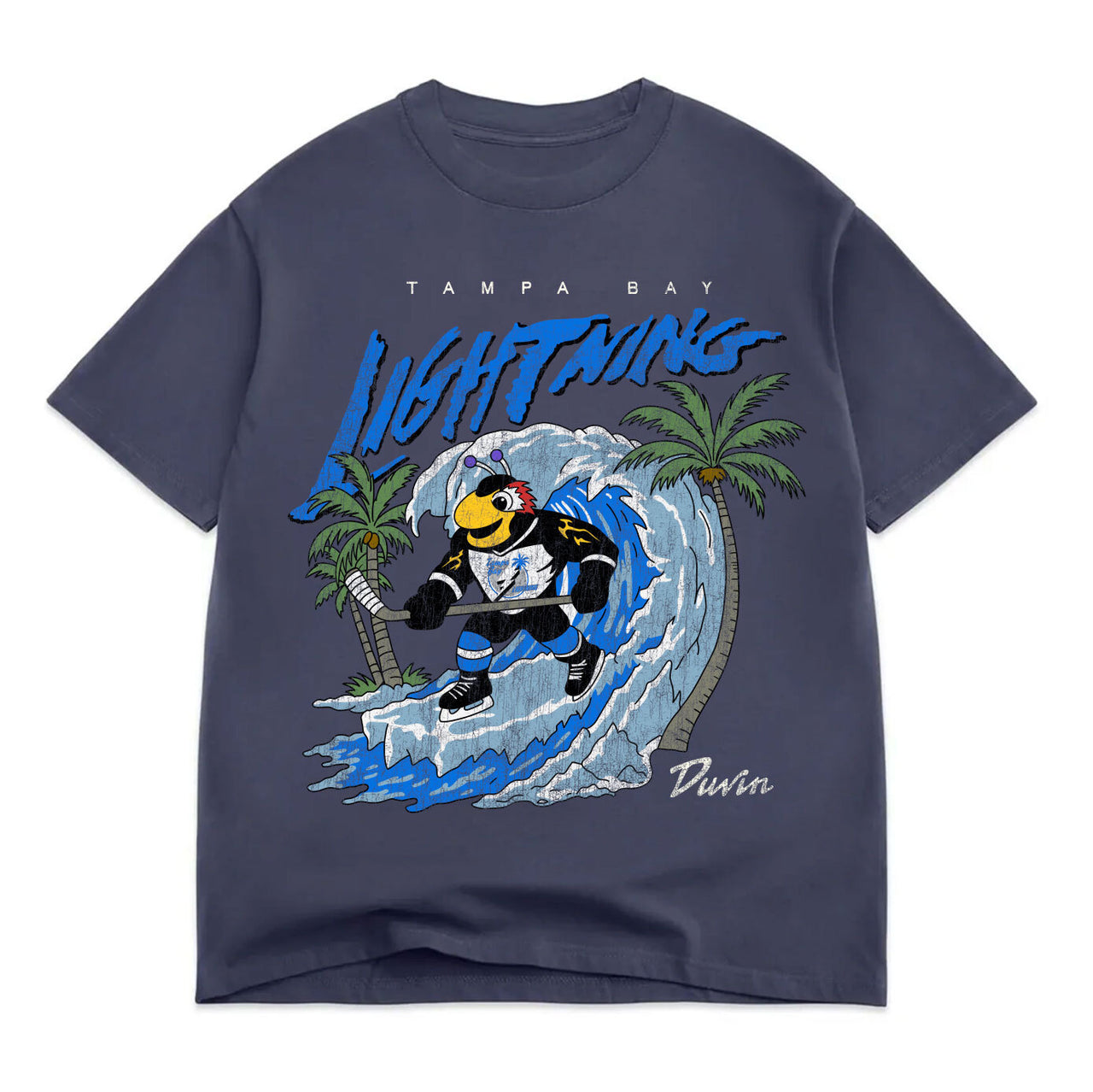 Duvin x Tampa Bay Lightning ThunderBug Navy Tee