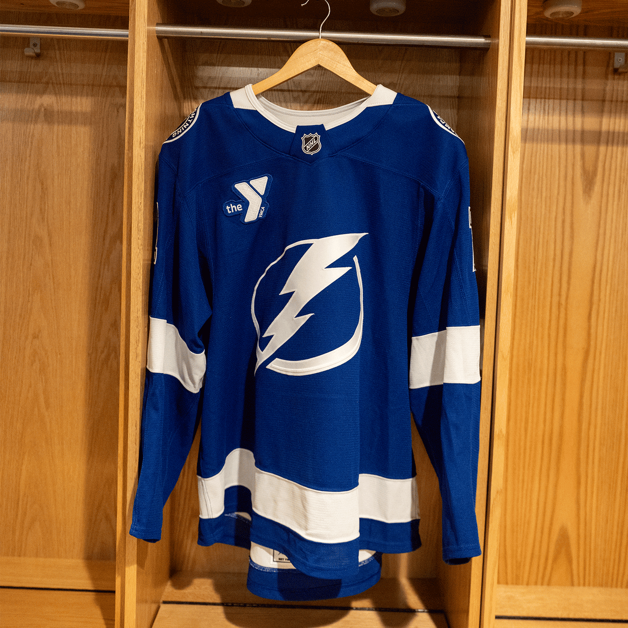 #71 Anthony Cirelli Tampa Bay Lightning Game Worn Jersey 2024-2025 Blue Home Set 2 (Size 56)